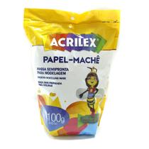 Massa para modelagem semi-pronta Papel Machê 100gr Acrilex