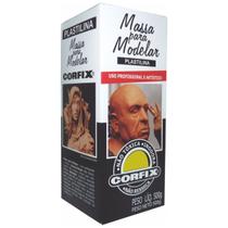 Massa para Modelar 500gr 308 Amarelo Ouro Corfix Massa para Modelar 500gr 308 Amarelo Ouro Corfix