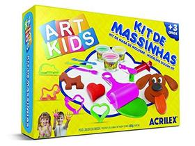 Massa Para Modelar Criativa Art Kids 4 450G.C/Acessorios