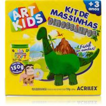 Massa para Modelar Criativa ART KIDS Dinossauro 2 Azul Massa para Modelar Criativa ART KIDS Dinossauro 2 Azul
