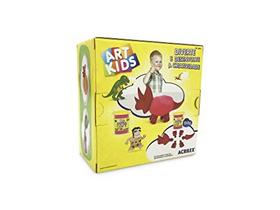 Massa Para Modelar Criativa Art Kids Dinossauro 3 Vermelho