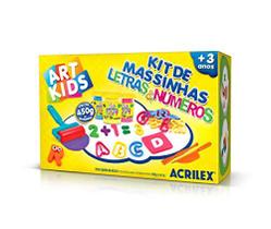 Massa Para Modelar Criativa Art Kids Letras E Numeros 450G Massa Para Modelar Criativa Art Kids Letras E Numeros 450G