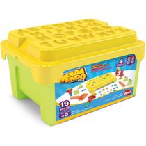 Massa para Modelar Criativa BOX Massinha Alfabeto 16 Peças Massa para Modelar Criativa BOX Massinha Alfabeto 16 Peças