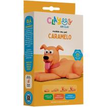 Massa para Modelar Criativa Clayeez PET Caramelo 38G Massa para Modelar Criativa Clayeez PET Caramelo 38G
