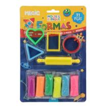 Massa para Modelar Criativa Formas 11 Peças com Moldes e Ferramentas Massa para Modelar Criativa Formas 11 Peças com Moldes e Ferramentas