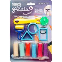 Massa Para Modelar Criativa Galáxia 6 Cores 5 Peças