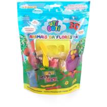 Massa para Modelar Criativa KIT Animais da Floresta Utiguti
