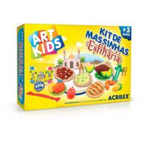 Massa para modelar criativa kit massinha esfiharia - GNA