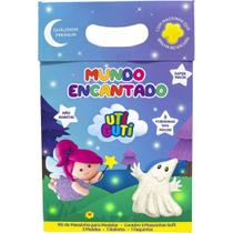 Massa para Modelar Criativa KIT Mundo Encantado Utiguti 5P Massa para Modelar Criativa KIT Mundo Encantado Utiguti 5P