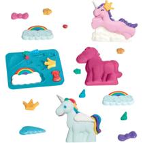 Massa para Modelar Criativa Massa KIT Unicornios