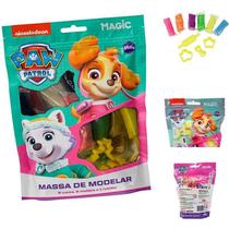 Massa Para Modelar Criativa Patrulha Canina Skye 150g Com 6 Cores E 3 Moldes Massa Para Modelar Criativa Patrulha Canina Skye 150g Com 6 Cores E 3 Moldes