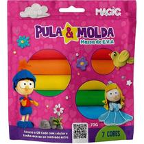 Massa Para Modelar Criativa Princesa - 7 Cores - 70g - Pula E Molda Massa Para Modelar Criativa Princesa - 7 Cores - 70g - Pula E Molda