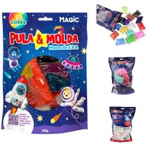 Massa para Modelar Criativa Pula e Molda 150G Espaço 15COR Massa para Modelar Criativa Pula e Molda 150G Espaço 15COR