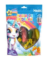 Massa Para Modelar Criativa Unicornio 300G 12Cores/6Moldes Massa Para Modelar Criativa Unicornio 300G 12Cores/6Moldes