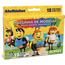 Massa para Modelar Estojo C/12 Cores 180G
