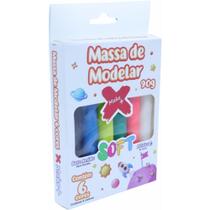 Massa para Modelar Fofa 06 Cores 90G Pacote com 06 Massa para Modelar Fofa 06 Cores 90G Pacote com 06