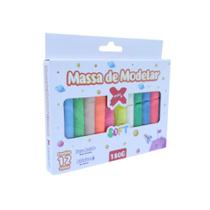 Massa para Modelar Fofa 12 Cores 180G - Pacote com 06 Massa para Modelar Fofa 12 Cores 180G - Pacote com 06