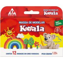 Massa para Modelar Koala C/ 12 Cores