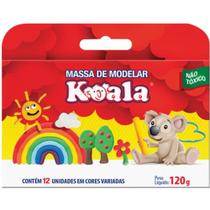 Massa para Modelar Koala com 12 Cores PCT com 06