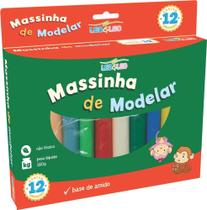 Massa Para Modelar Leoleo 12 Cores Leonora Pct.C/12 Massa Para Modelar Leoleo 12 Cores Leonora Pct.C/12