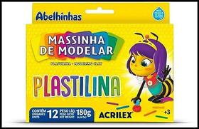 Massa Para Modelar Plastilina C/12 Cores 180G