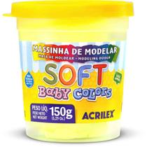 Massa para Modelar SOFT 150G Amarelo Bebê Acrilex