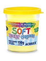 Massa Para Modelar Soft 150G.Amarelo Bebe Bs Amid Massa Para Modelar Soft 150G.Amarelo Bebe Bs Amid