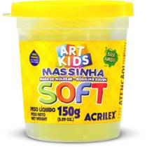 Massa para Modelar SOFT 150G Amarelo Limão - Base de Amido Massa para Modelar SOFT 150G Amarelo Limão - Base de Amido