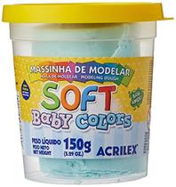 Massa Para Modelar Soft 150G.Azul Bebe Bs Amido Massa Para Modelar Soft 150G.Azul Bebe Bs Amido