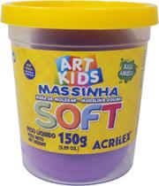 Massa Para Modelar Soft 150G.Violeta Bs Amido Acrilex Pote