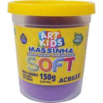 Massa para modelar soft 150g.violeta bs amido acrilex Massa para modelar soft 150g.violeta bs amido acrilex