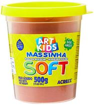 Massa Para Modelar Soft 500G.Chocolate Bs Amido
