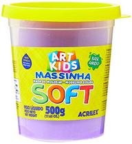 Massa Para Modelar Soft 500G.Violeta Bs Amido Massa Para Modelar Soft 500G.Violeta Bs Amido