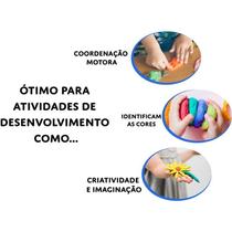 Massa para modelar soft c/12 cor.foscas bs.amido acrilex Massa para modelar soft c/12 cor.foscas bs.amido acrilex