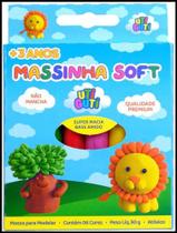 Massa Para Modelar Soft Utiguti Estojo 90G 6Cores Massa Para Modelar Soft Utiguti Estojo 90G 6Cores