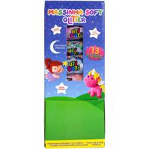 Massa para Modelar SOFT Utiguti Glitter 50G Expositor com 26 Unidades