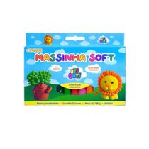 Massa para Modelar Utiguti 12 Cores 180G - Pacote com 12 Unidades