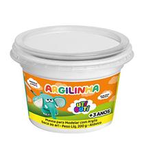 Massa Para Modelar Utiguti Argilinha Branca 200G Massa Para Modelar Utiguti Argilinha Branca 200G