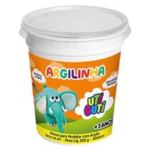 Massa Para Modelar Utiguti Argilinha Branca 500G. Massa Para Modelar Utiguti Argilinha Branca 500G.
