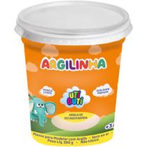 Massa para Modelar Utiguti Argilinha Branca 500G Massa para Modelar Utiguti Argilinha Branca 500G