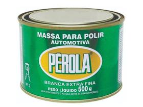 Massa Para Polir Automotiva Perola Branca Extra Fina 500G