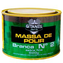 Massa para Polir Lataria Fina, Branca nº2 - 500g