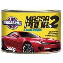 Massa para Polir Nº 2 a Base D Água Rodabrill 500g Massa para Polir Nº 2 a Base D Água Rodabrill 500g