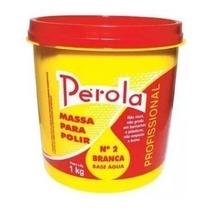 Massa Para Polir Nº 2 Branca 1kg Pérola Massa Para Polir Nº 2 Branca 1kg Pérola