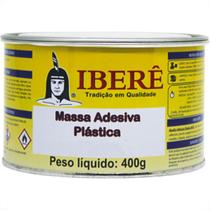 Massa Plastica 400Gr Ibere Branca - Kit C/12 Unidades