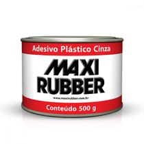 Massa Plastica 500Gr Maxi Rubber Cinza
