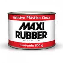 Massa Plastica 500Gr Maxi Rubber Cinza