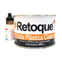 Massa plástica branca 400g retoque