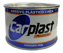 Massa plástica carplast 400g cinza automotiva funilaria