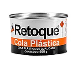 Massa plástica cinza 400g retoque Massa plástica cinza 400g retoque